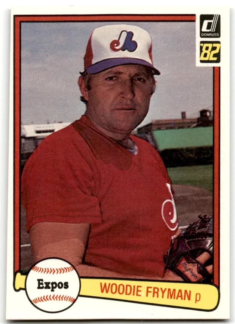 Woodie Fryman trading card