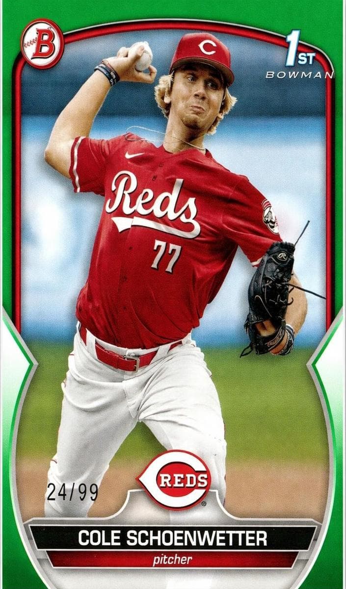 Cole Schoenwetter 2023 bowman Bowman Draft