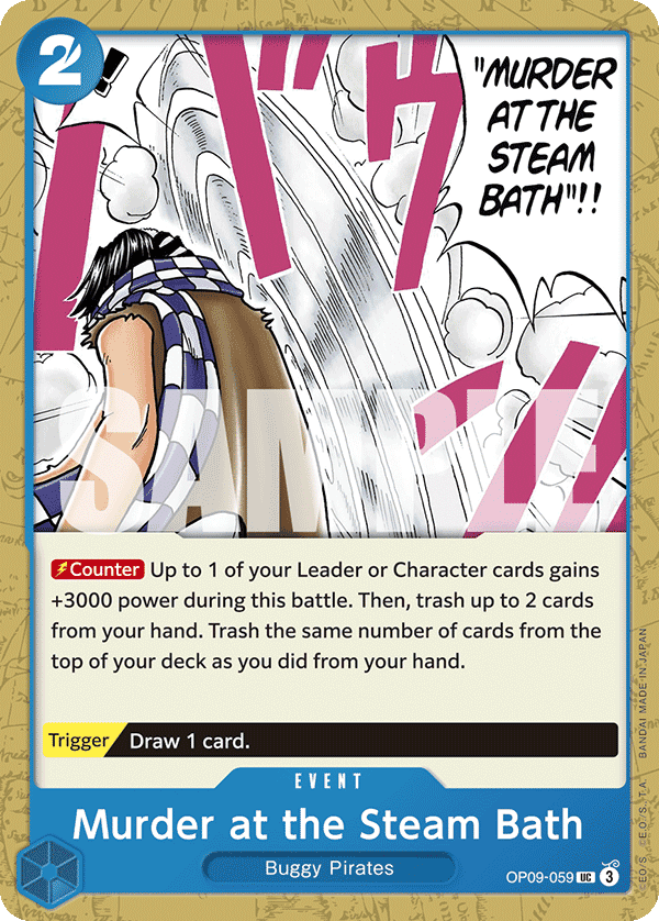 Murder at the Steam Bath 2024 One Piece Japanese Emperors in the New World