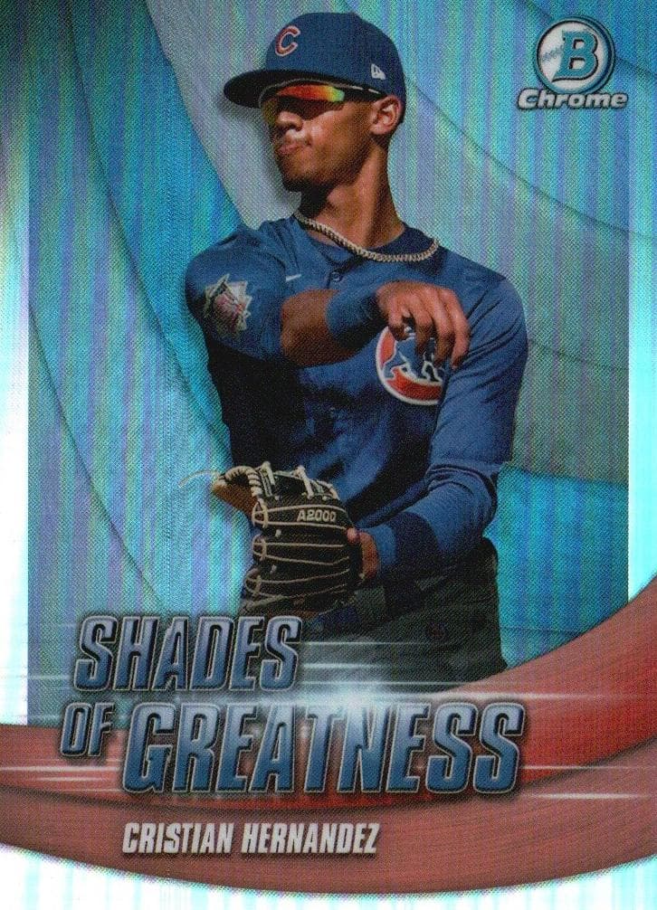 Cristian Hernandez 2022 bowman Bowman Chrome