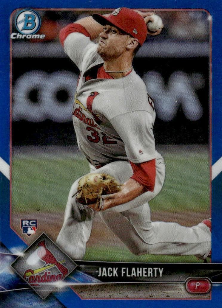 Jack Flaherty 2018 bowman Bowman Chrome