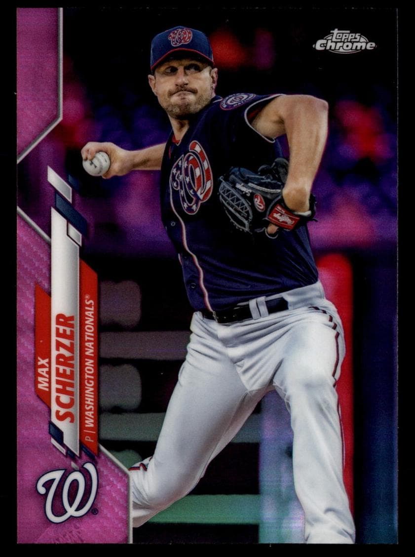 Max Scherzer 2020 topps Topps Chrome