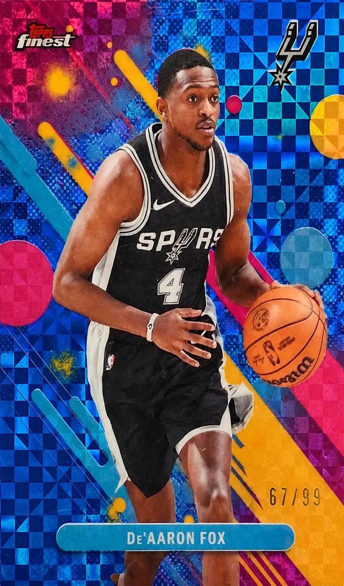 De'Aaron Fox 2025 topps Topps Finest