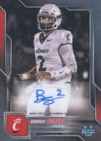 Brendan Sorsby 2025 bowman Bowman Chrome University Prospect Auto - Stealth Refractor