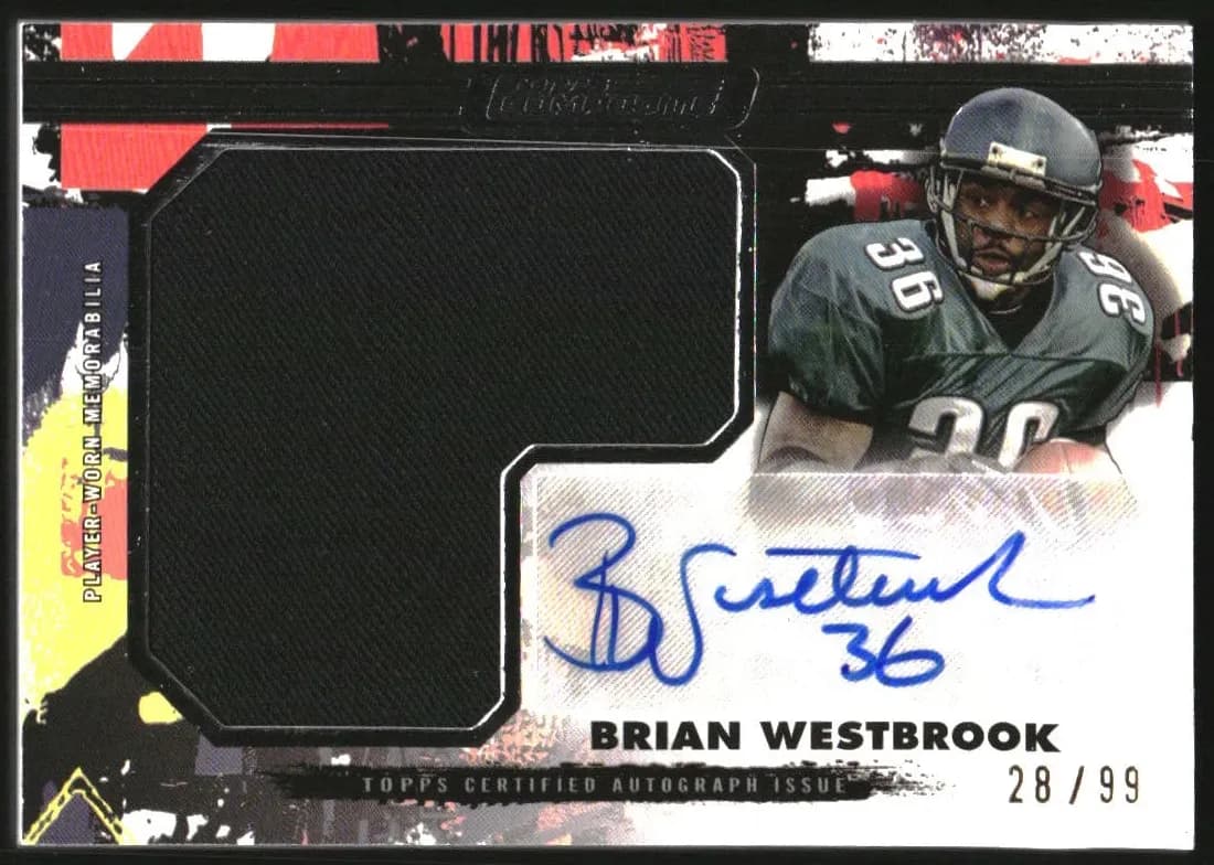 Brian Westbrook trading card