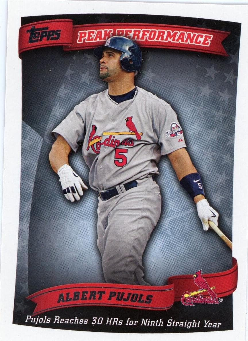 Albert Pujols 2010 topps Topps