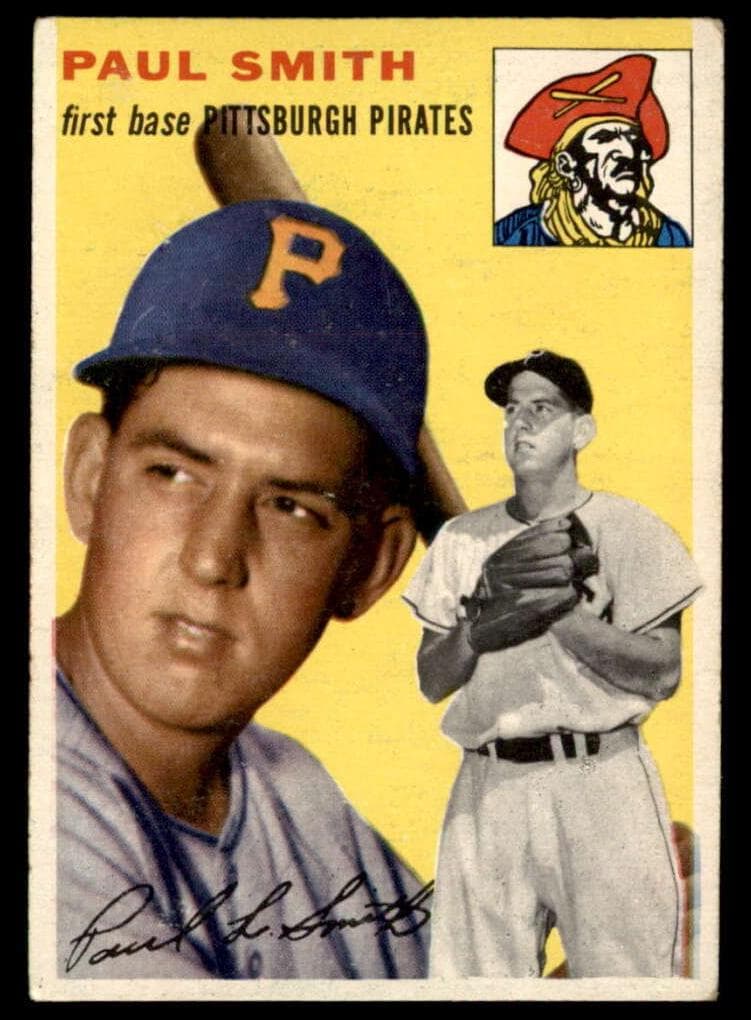 Paul Smith 1954 topps Topps