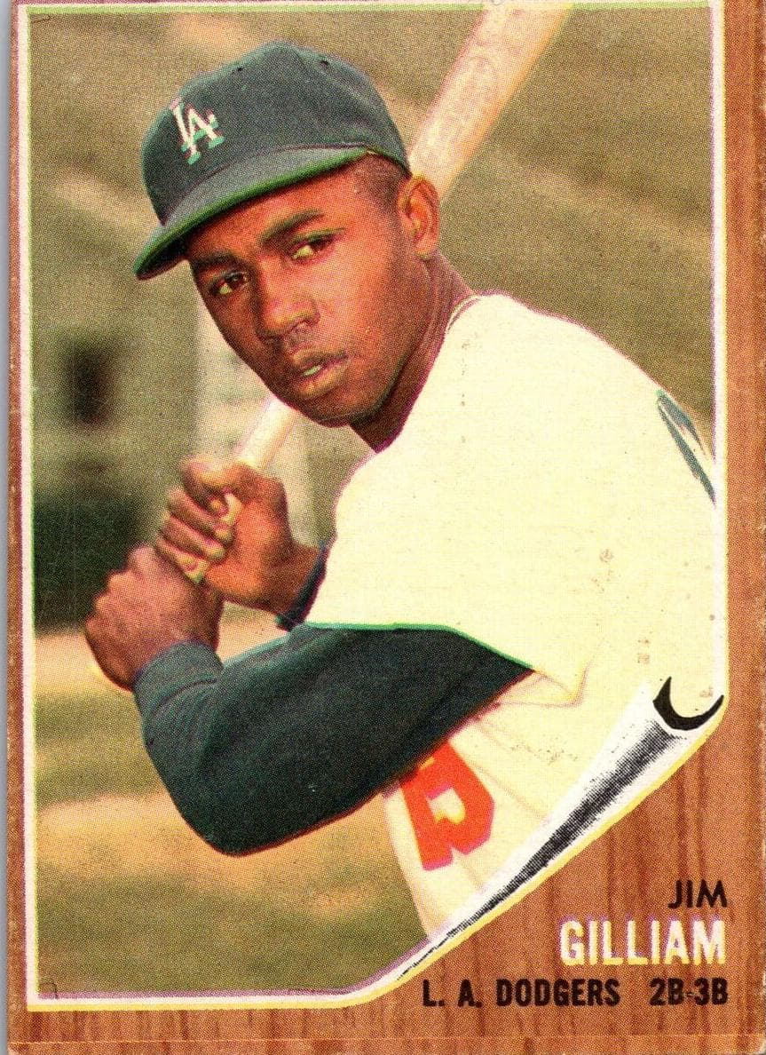 Jim Gilliam 1962 topps Topps