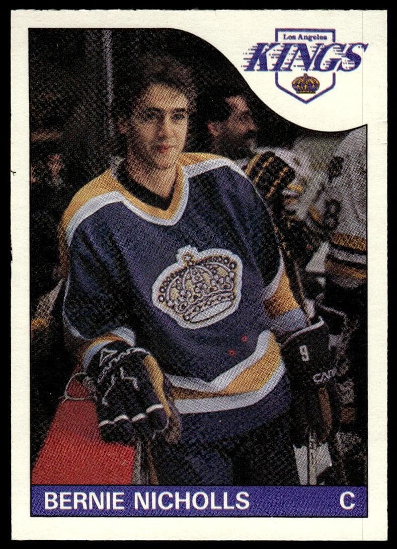 Bernie Nicholls 1985 topps O-Pee-Chee