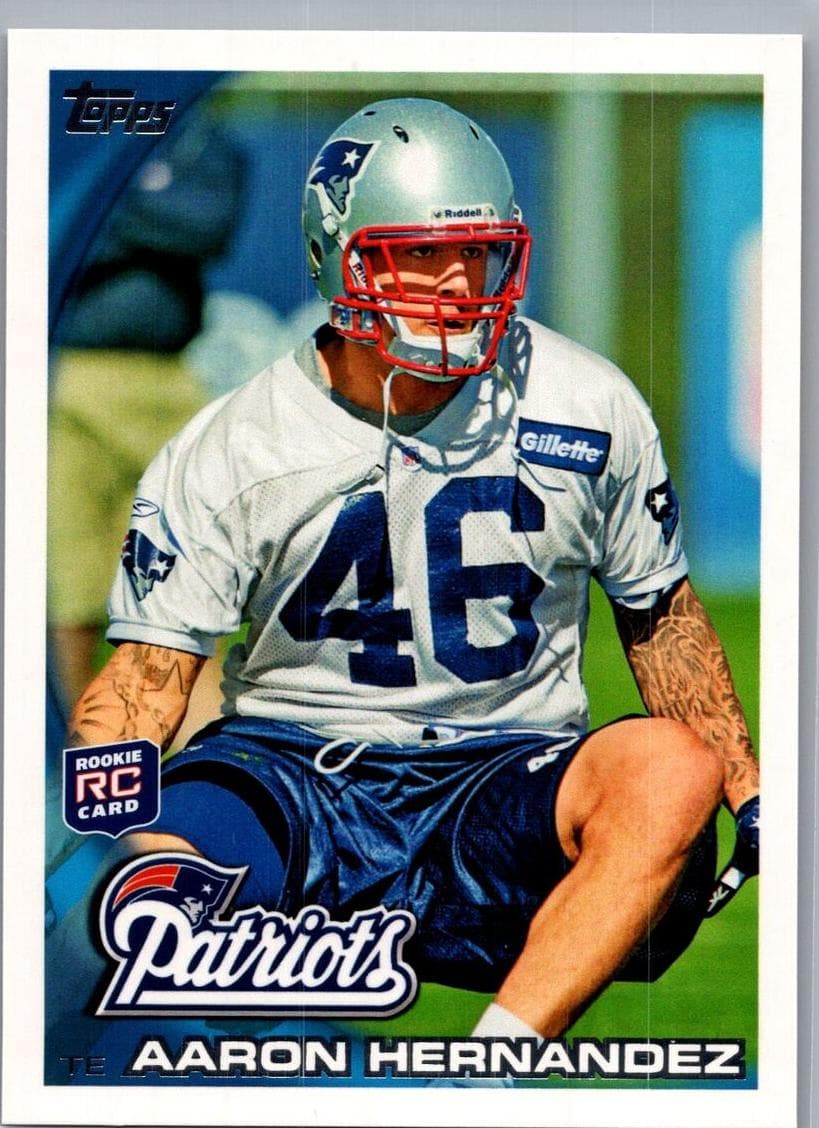 Aaron Hernandez 2010 topps