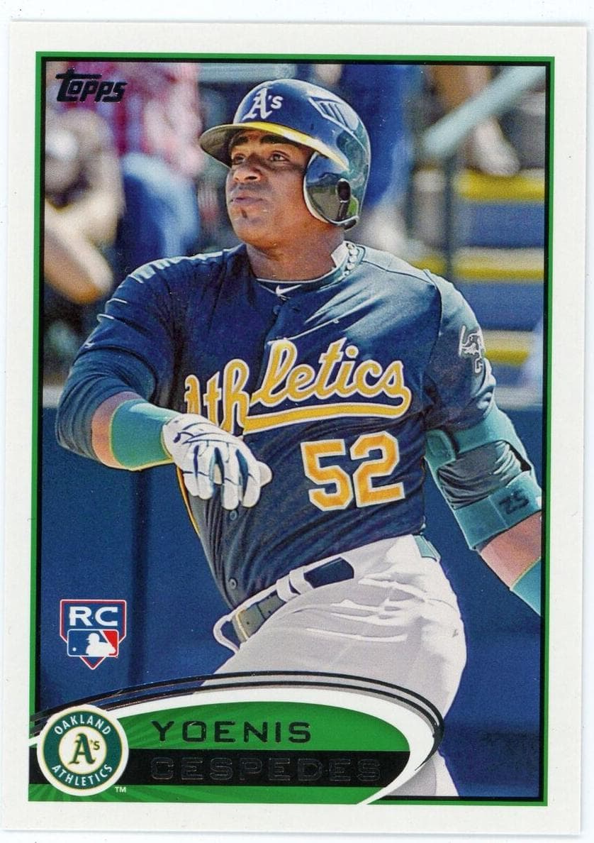 Yoenis Cespedes trading card