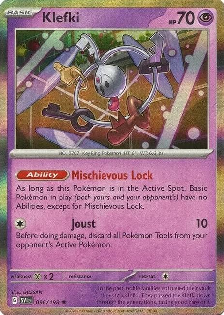 Klefki trading card