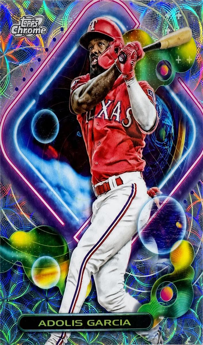 Adolis García 2023 topps Topps Cosmic Chrome