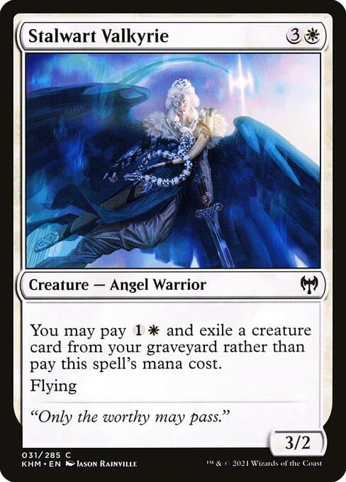 Stalwart Valkyrie 2022 Magic: The Gathering Jumpstart 2022
