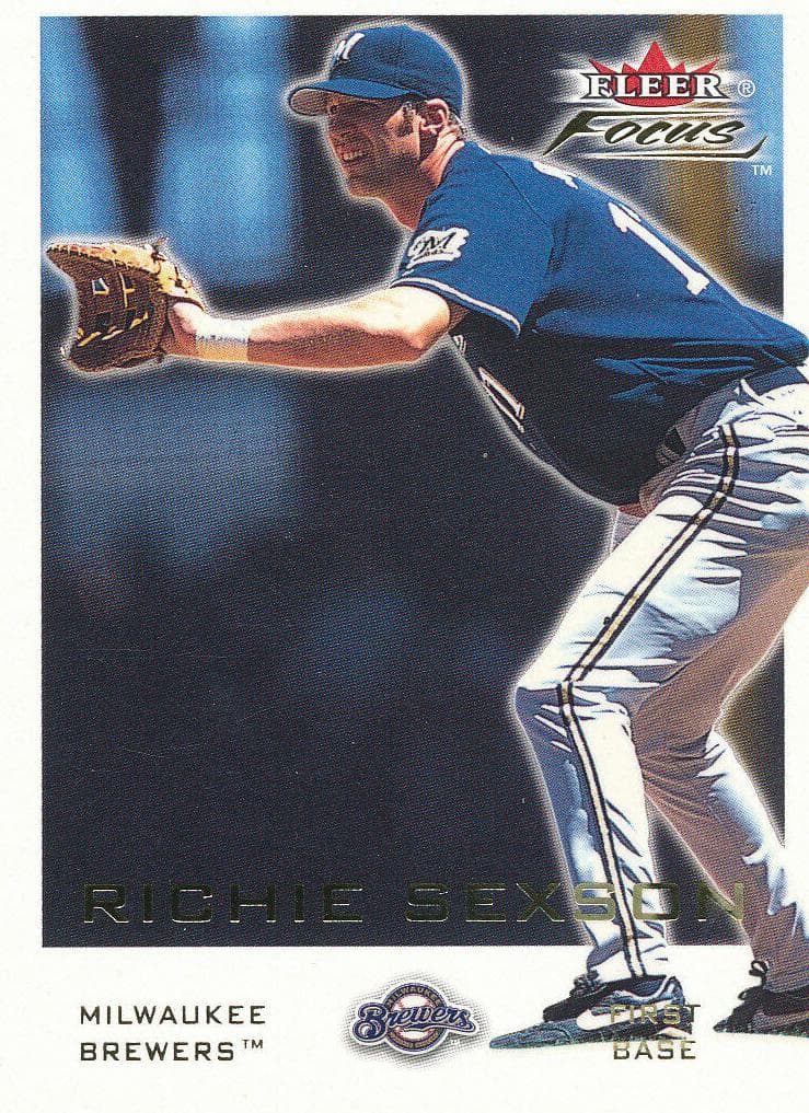 Richie Sexson 2001 fleer Fleer Focus