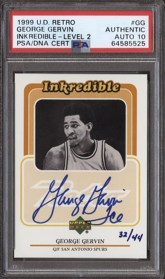 George Gervin 1999 upper-deck Retro