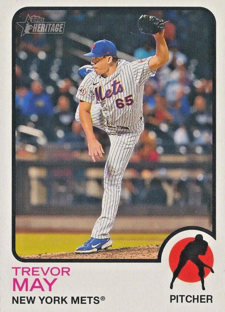 Trevor May trading card