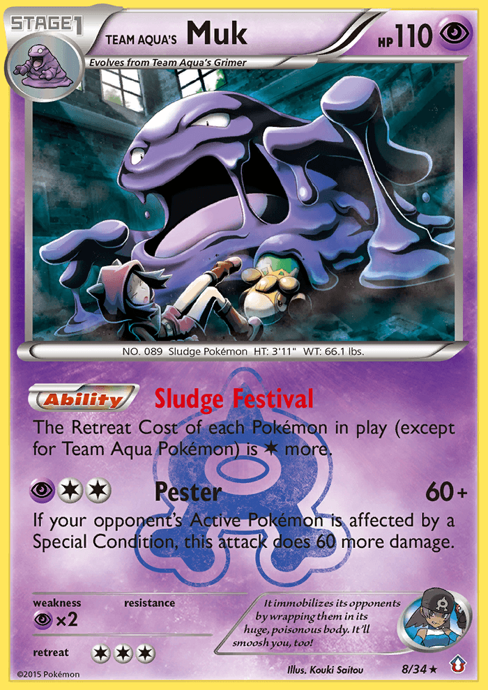 Team Aqua's Muk 2015 Pokemon