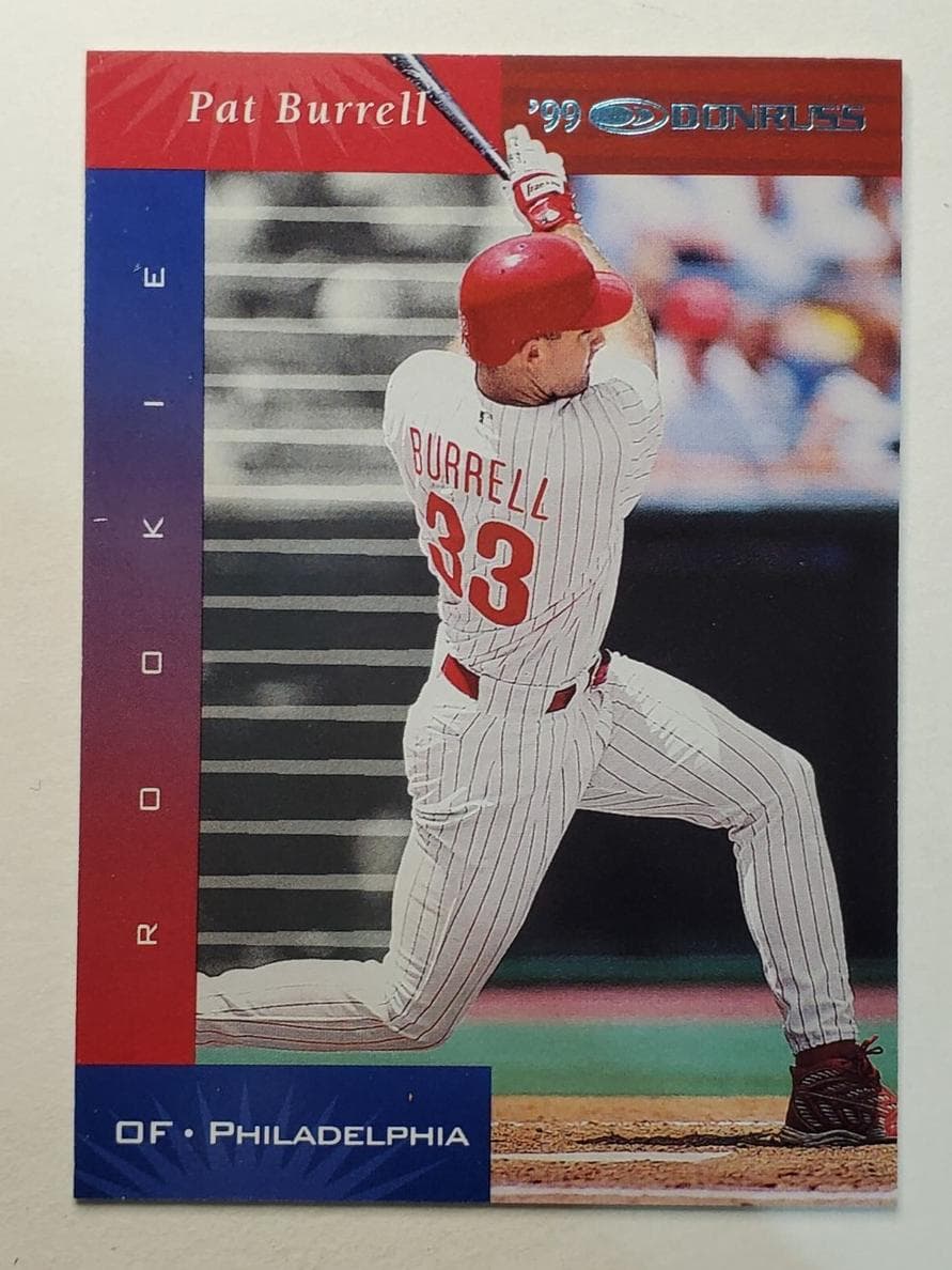 Pat Burrell 2001 panini Donruss
