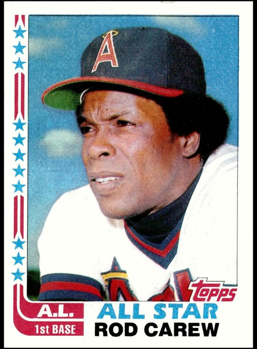 Rod Carew 1982 topps