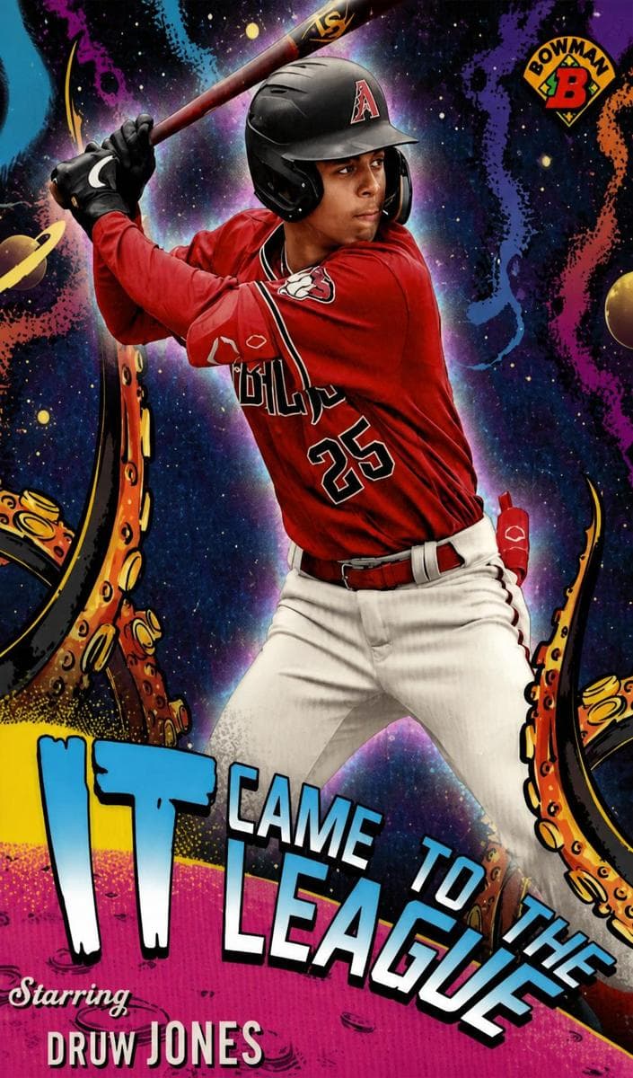 Druw Jones trading card