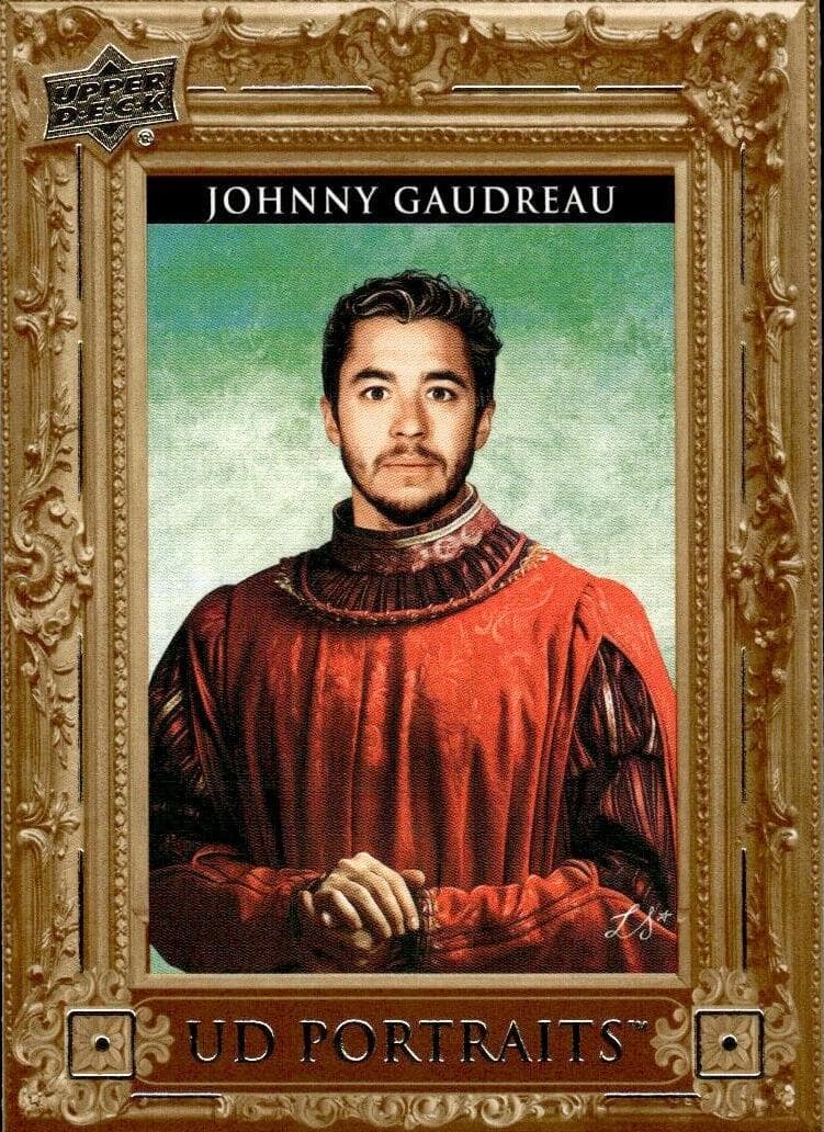 Johnny Gaudreau trading card