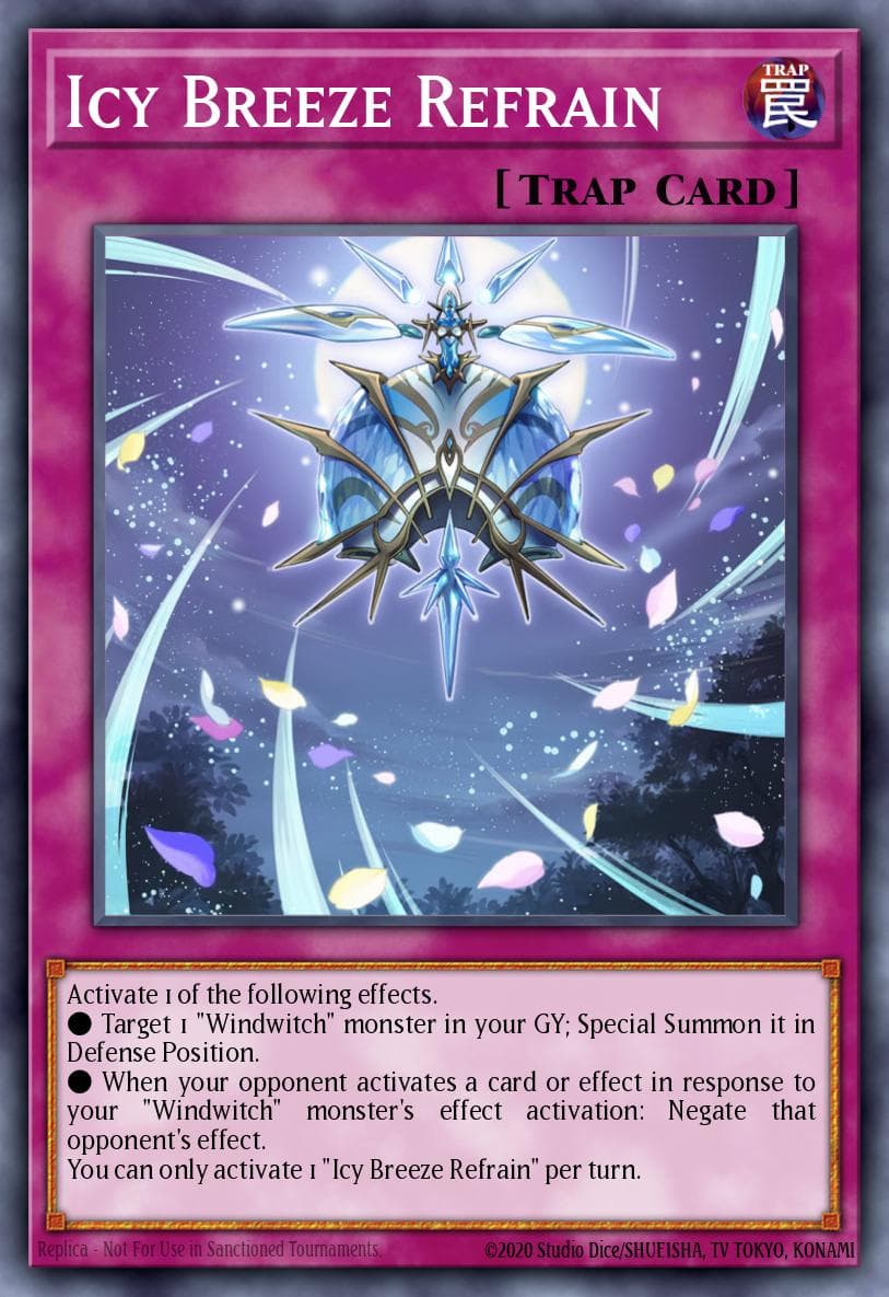 Icy Breeze Refrain 2021 Yu-Gi-Oh! Blazing Vortex
