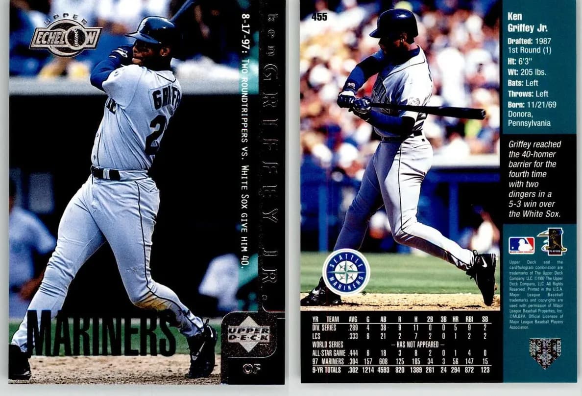 Ken Griffey Jr. 1998 upper-deck