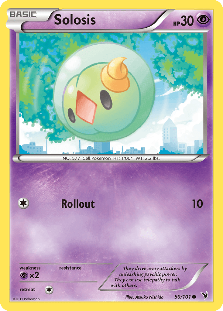 Solosis 2011 Pokemon Noble Victories