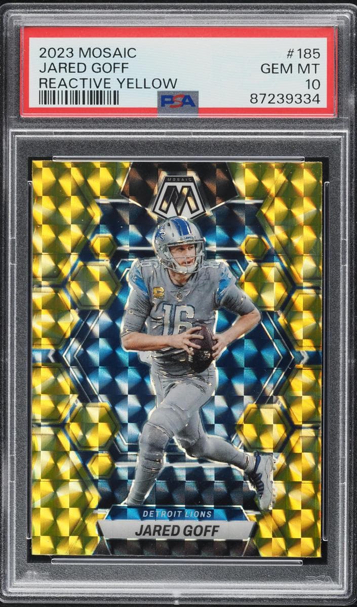 Jared Goff 2023 panini Panini Mosaic