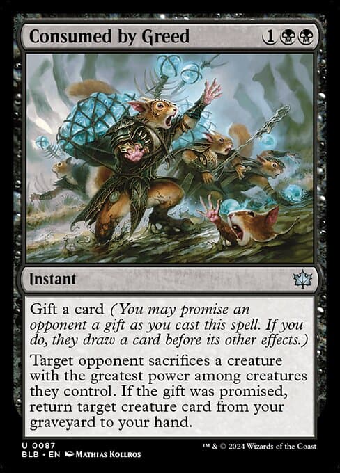 Consumed by Greed 2024 Magic: The Gathering Bloomburrow