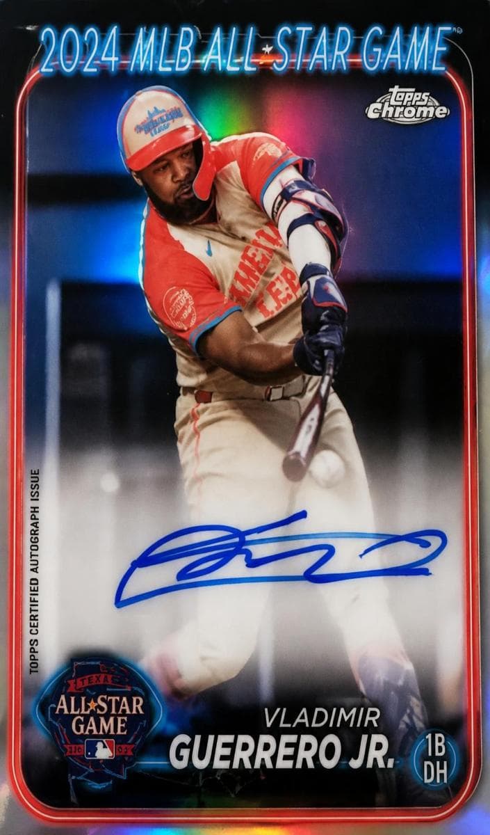 Vladimir Guerrero Jr. 2024 topps Topps Chrome Update
