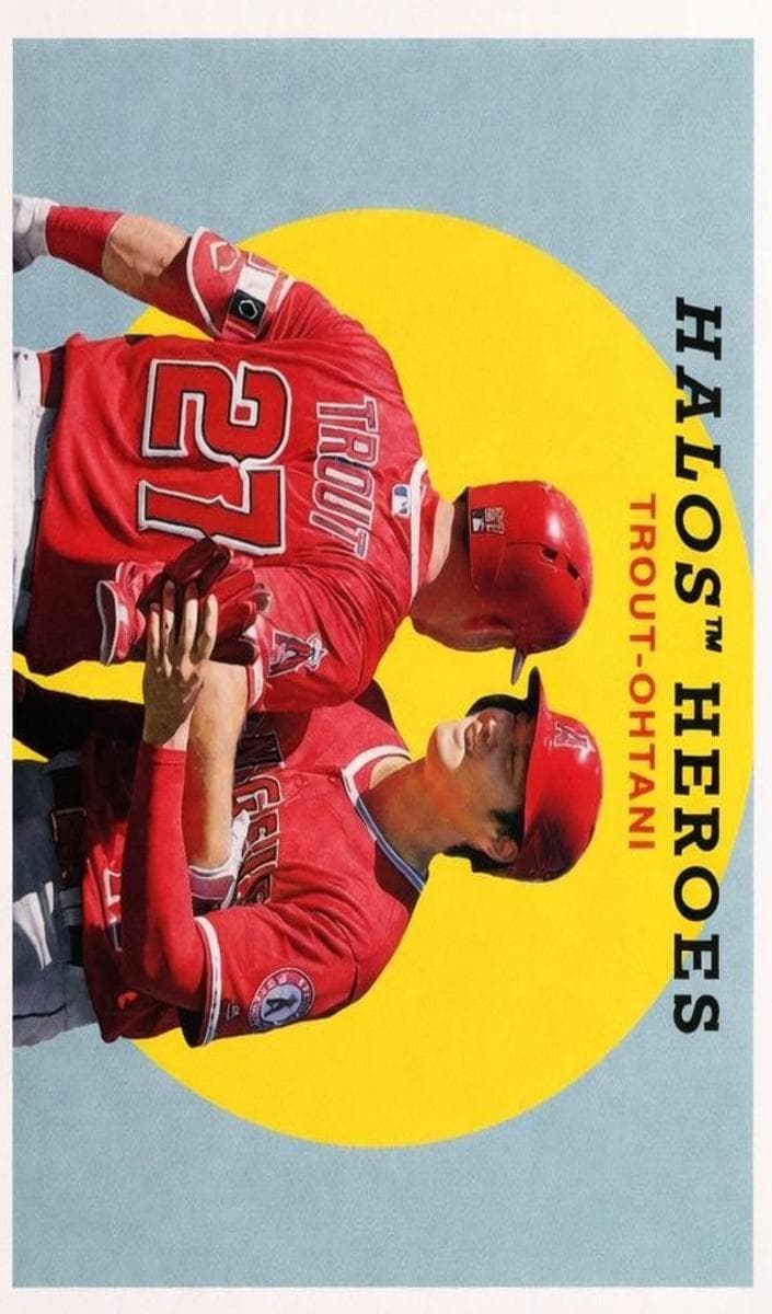 Halos Heroes (Shohei Ohtani / Mike Trout) 2018 topps