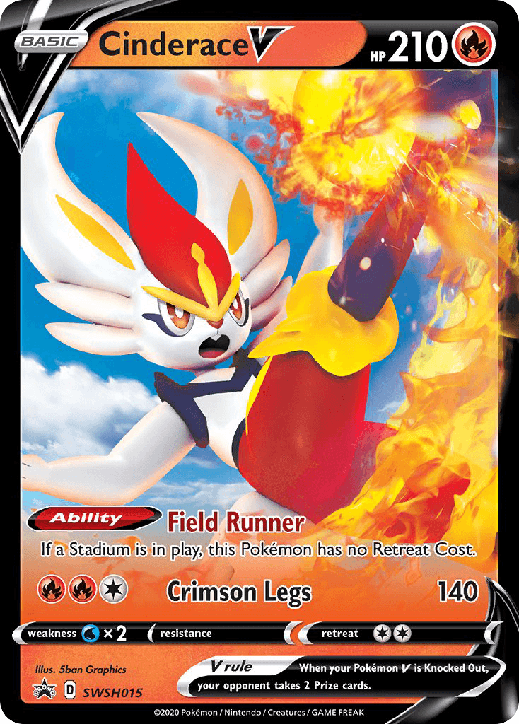 Cinderace V 2020 Pokemon Japanese VMAX Rising