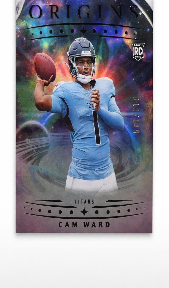 Cam Ward 2025 panini Origins