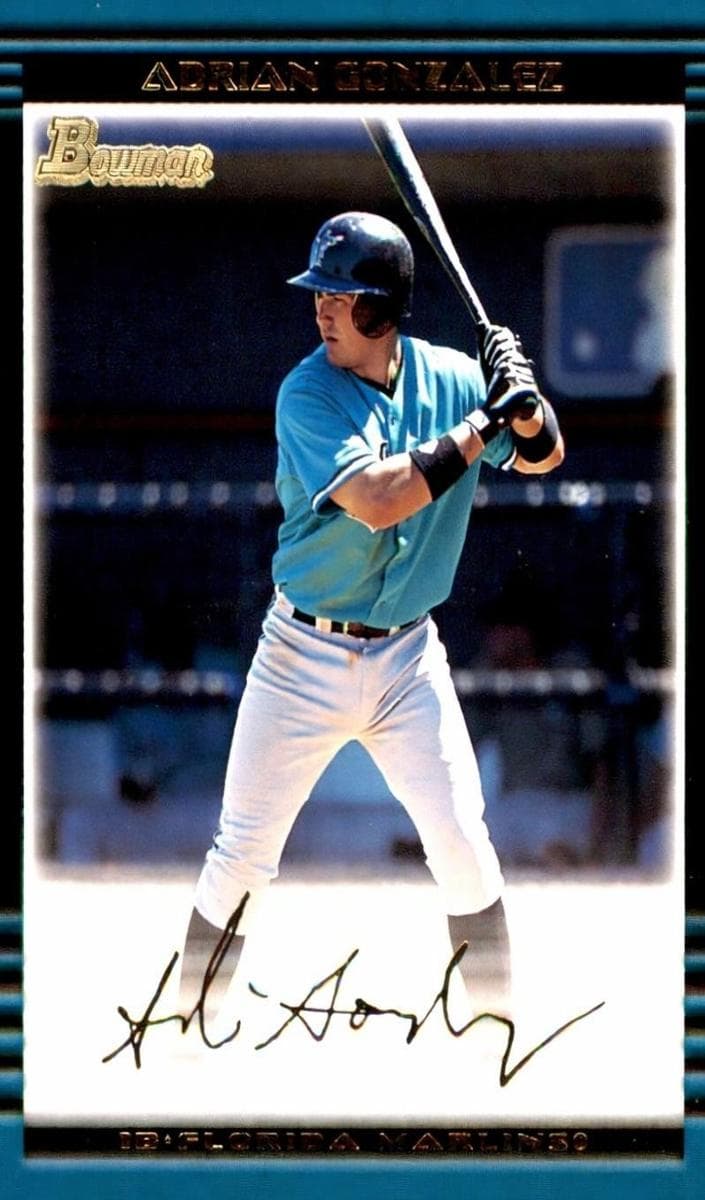 Adrian Gonzalez 2002 bowman Bowman