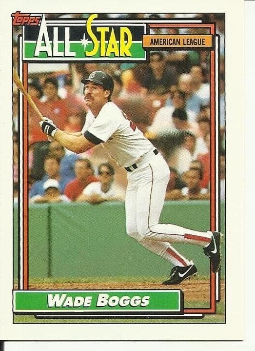 Wade Boggs 1992 topps Topps