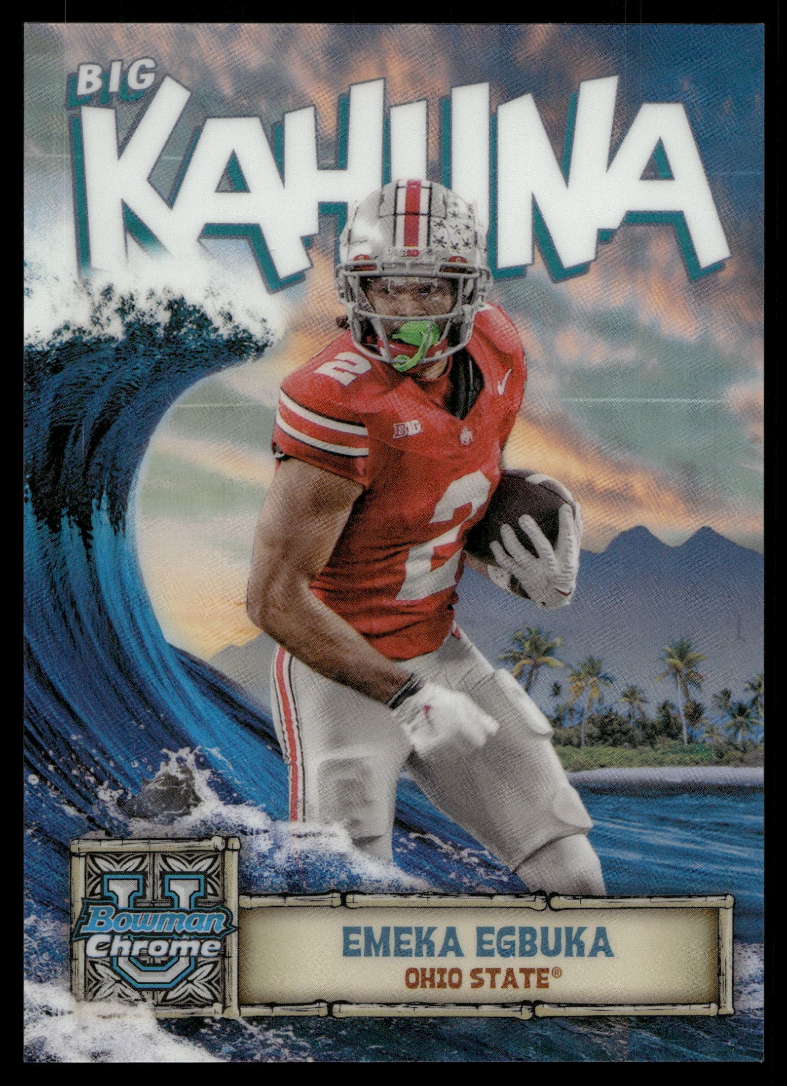 Emeka Egbuka 2024 bowman Bowman University Chrome