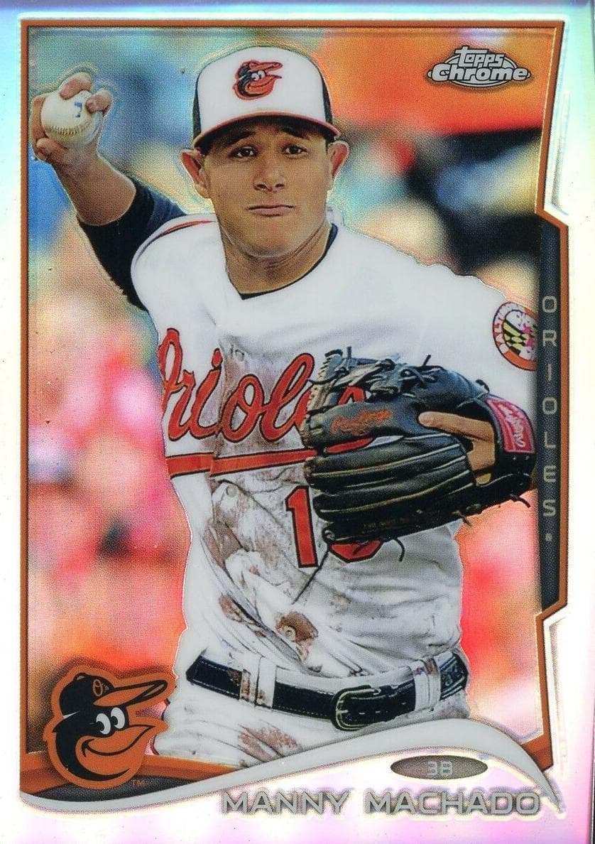 Manny Machado 2014 topps Topps Chrome