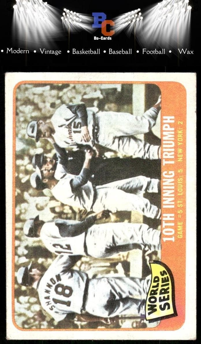 World Series Game #5 - 10th Inning Triumph 1965 topps Topps