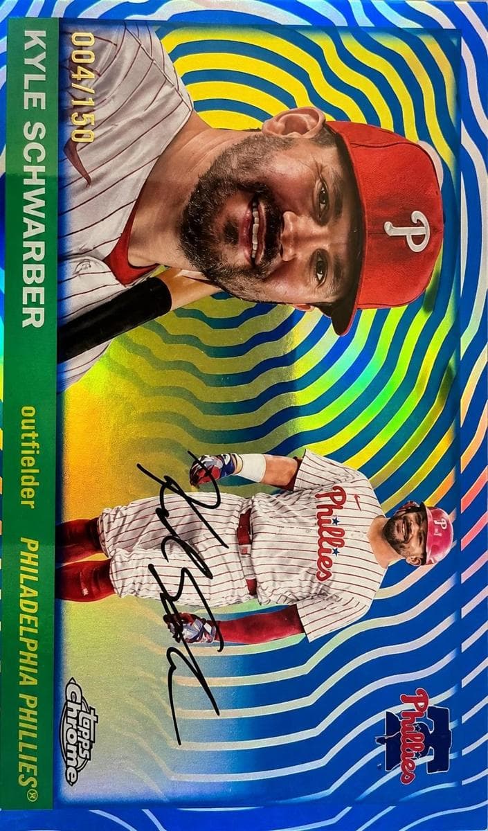Kyle Schwarber 2025 topps Topps Chrome Platinum