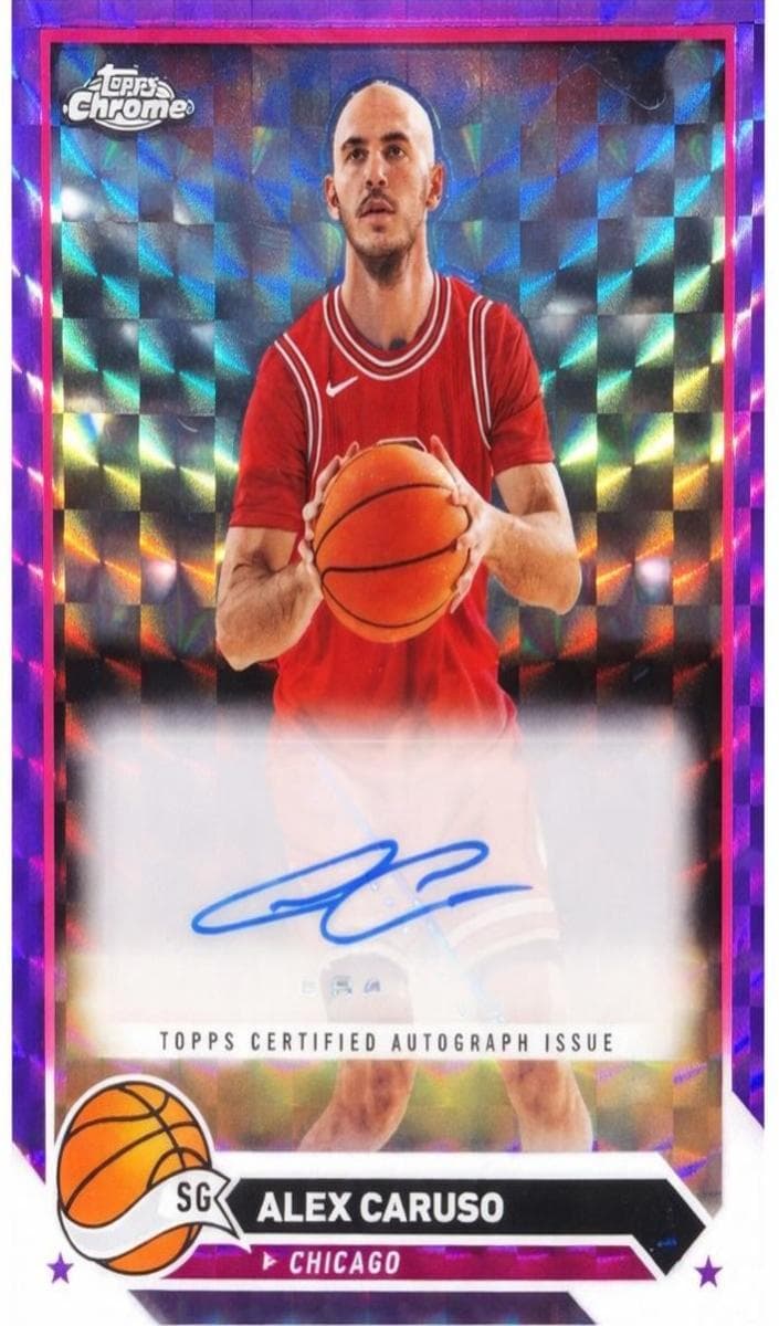 Alex Caruso 2023 topps Topps Chrome