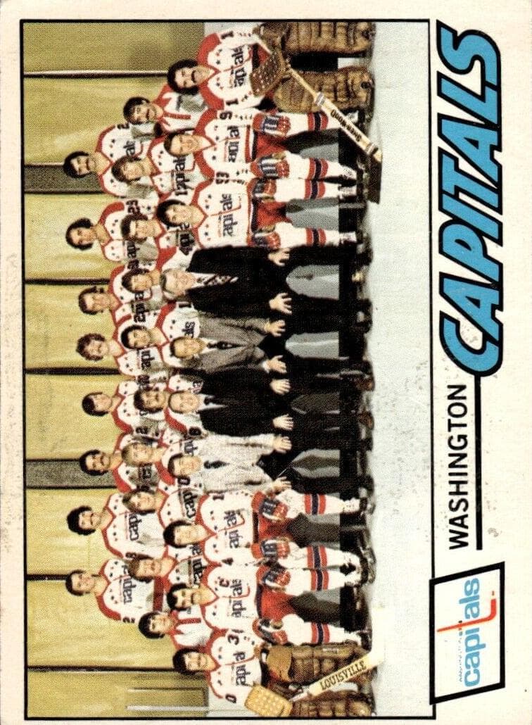 Washington Capitals 1977 topps O-Pee-Chee