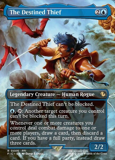 The Destined Thief 2025 Magic: The Gathering Final Fantasy Commander Borderless