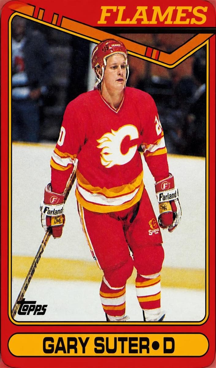 Gary Suter 1990 topps Topps