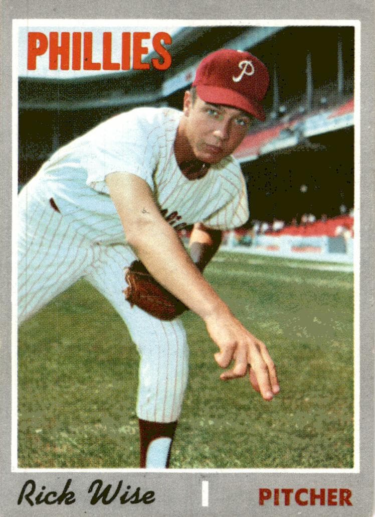 Rick Wise 1970 topps Topps