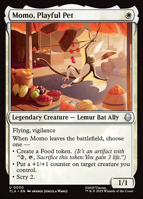Momo, Playful Pet 2025 Magic: The Gathering Avatar: The Last Airbender