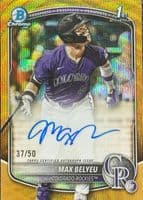 Max Belyeu trading card
