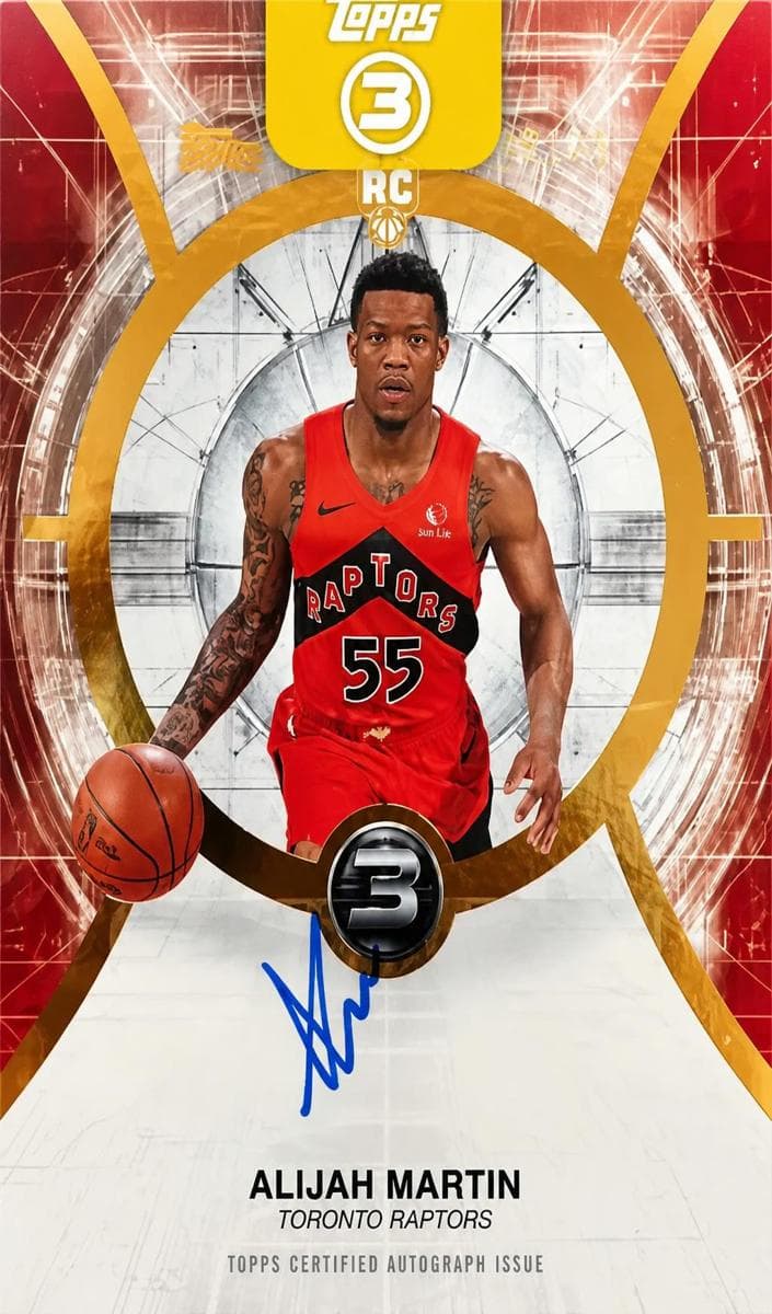 Alijah Martin 2025 topps Topps 3
