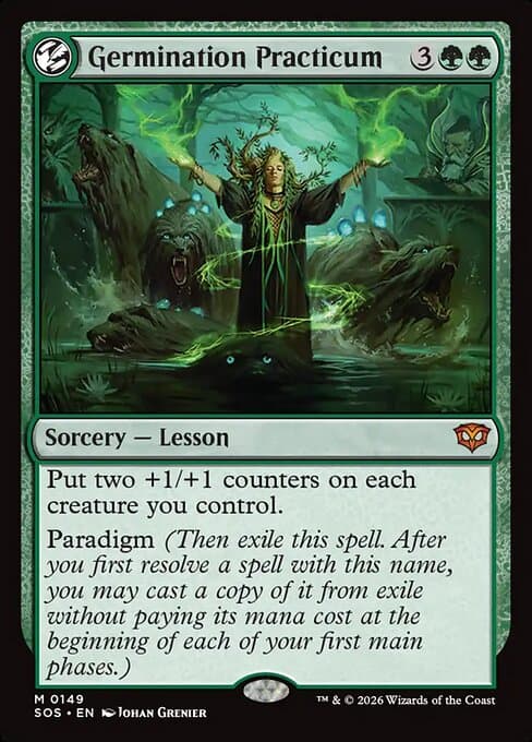 Germination Practicum 2026 Magic: The Gathering Secrets of Strixhaven